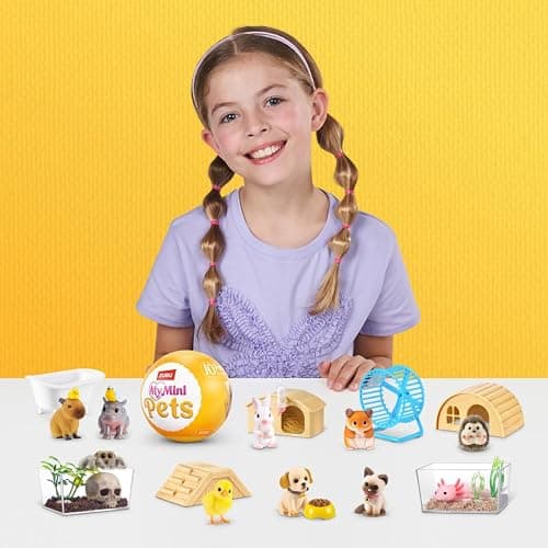 My Mini Pet Series 1 (2 PACK) by ZURU – Collectible Mystery Capsule with Miniature Pet, Home, & Accessories, Unbox Adorable Critters & Playscape for Girls & Collectors. thumbnail 2