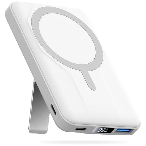 Azmuth for MagSafe Portable Charger, 10000mAh Magnetic Power Bank 20W PD | Fast Charging,Wireless Battery Pack with LED Display & Stand,Travel Essentials,for iPhone 17/16/15/14/13/12 Series - Image 1