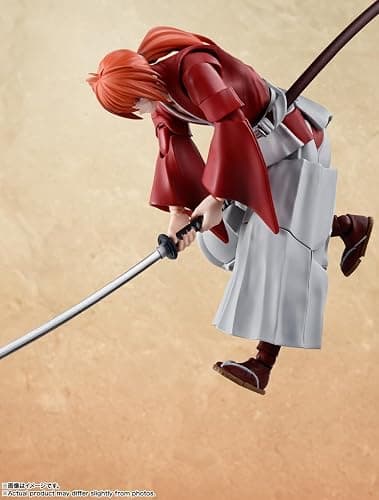 TAMASHII NATIONS - Rurouni Kenshin: Meiji Swordsman Romantic Story - Kenshin Himura, Bandai Spirits S.H.Figuarts Action Figure thumbnail 7