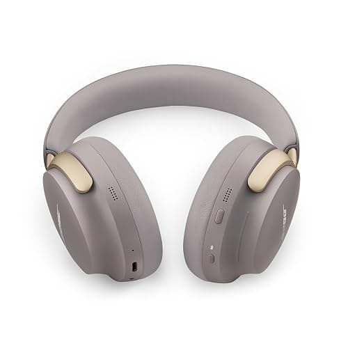 Bose QuietComfort Ultra Wireless Noise Cancelling Over-Ear Headphones - Sandstone, Base thumbnail 4