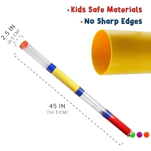 MEAVIA Toy Tunnel Ball Drop Race Track Set (7-Piece Set); Toy Car/Ball Ramp Play Set STEM Toy thumbnail 6