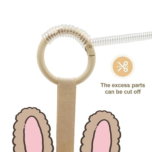 Tintinwiwigo La Booooo Booooo Clip Lock,Compatible with La Booooo Booooo Dolls,Preventing the Loss of Keychain thumbnail 2