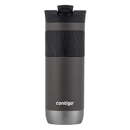 Contigo Byron Vacuum-Insulated Stainless Steel Travel Mug with Leak-Proof Lid, Reusable Coffee Cup or Water Bottle, BPA-Free, 20oz 2-Pack in Sake & Blue Corn Perfect for Hot and Cold Beverages thumbnail 2