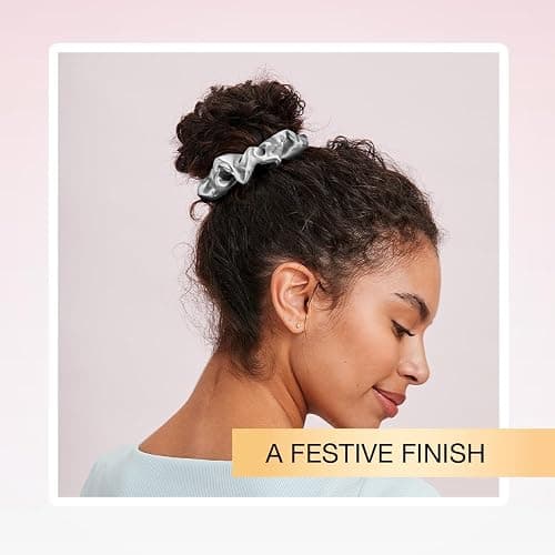 Scunci by Conair 10pk Scrunchie Gift Box - hair ties -holiday gifts - teen girl gifts - hair elastics - hair accessories for girls and women - stocking stuffers - gifts for her - Assorted Colors thumbnail 3
