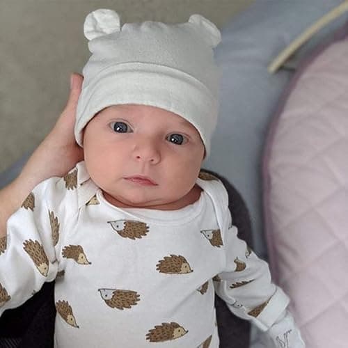 DRESHOW BQUBO 8 Pack Unisex Baby Beanie Hat Infant Toddler Kid Hats Baby Soft Cute Knit Cap Nursery Beanie thumbnail 9