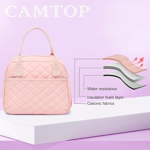 CAMTOP Lunch Box for Women Men Insulated Lunch Bag Lunch Tote Bag Leakproof Thermal Cooler Large Capacity for Travel Work School Picnic thumbnail 5