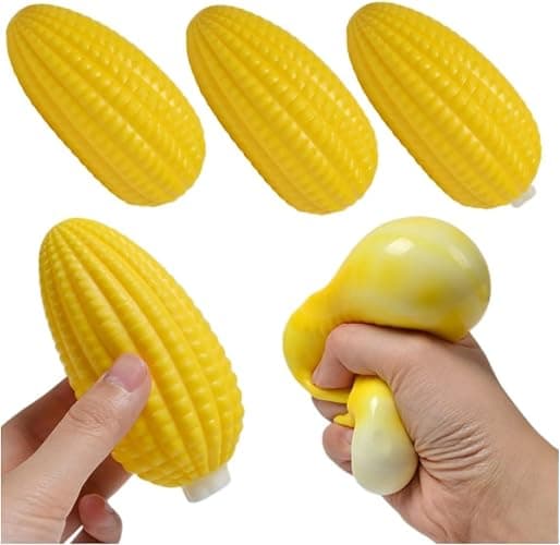 YOYOSTORE 1 Pc Corn Squishies Stress Relief Novelty Prop Tool Friends Prank Trick Anxiety Relief - Image 1