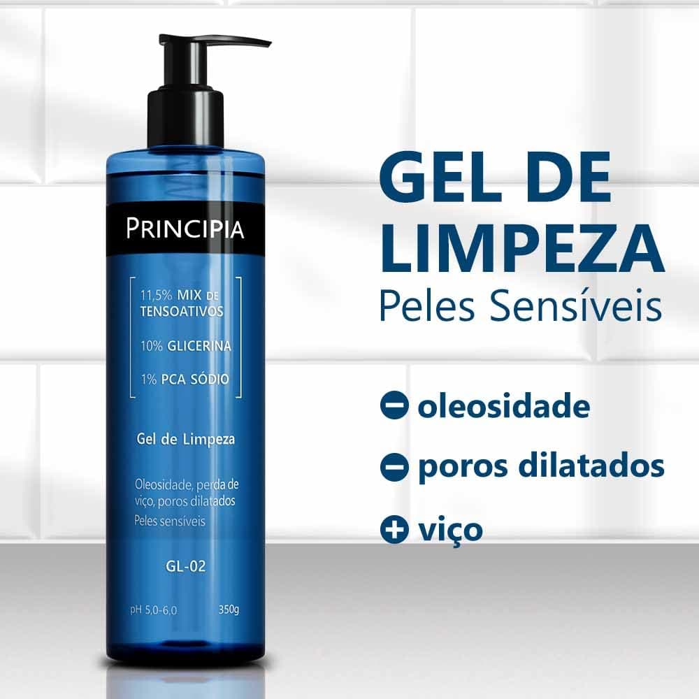 PRINCIPIA, Kit Gel de Limpeza com mix de tensoativos + PCA sódio + glicerina, um Creme Hidratante com glicerina + manteiga de karité + niacinamida e um protetor solar fluido antioleosidade com mix de filtros UV + niacinamida, FPS 60, toque seco e com eficácia contra raios UVA e UVB. thumbnail 2