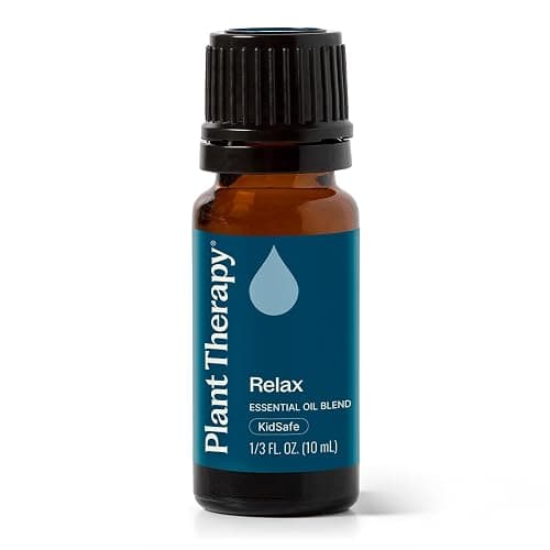 Plant Therapy Relax Essential Oil Blend 100% Pure, Undiluted, Natural Aromatherapy, Therapeutic Grade 10 mL (1/3 oz) - Image 1