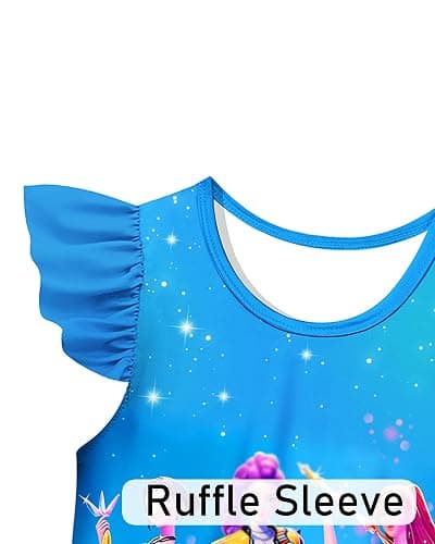 Girls Fashion Dresses Kids Pop Singer Graphic Playwear Novelty Casual Wear Birthday Gift 4-12 Years thumbnail 2
