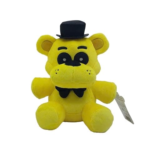 Jazwares Five Nights at Freddy’s Golden Freddy 8-Inch Plush | Soft Material and Glow-In-The-Dark Eyes - Image 1
