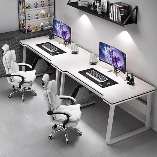 XUEGW Gaming Desk Computer Writing Table Student Art Modren Simple Style PC Wood Suitable Portable Desk for Home, Office thumbnail 6