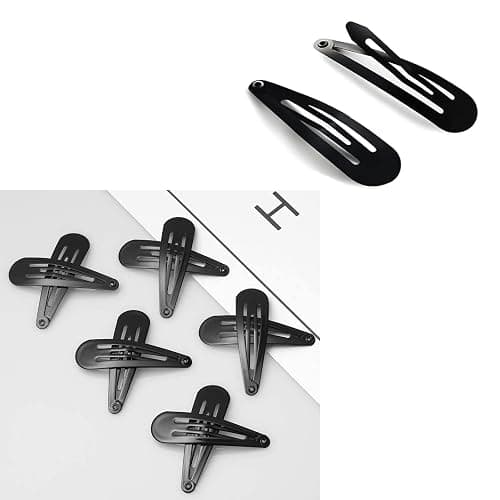 70 Pack Barrettes Women Metal 2 Inch Snap Hair Clips Accessories, Tuefuzy White Hair Barrettes, Non Slip Hair Clips for Girls, Kids, Teens, Women thumbnail 5