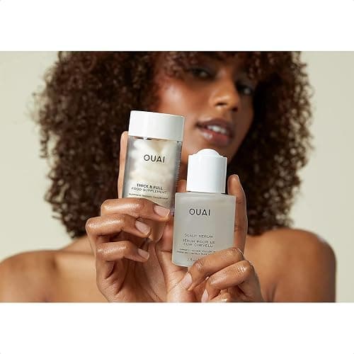 OUAI Scalp Serum - Balancing Hair Serum with Red Clover Extract, Siberian Ginseng and Peptides for Thicker and Fuller-Looking Hair - Paraben, Phthalate and Sulfate Free Scalp Care (2 Fl Oz) thumbnail 4