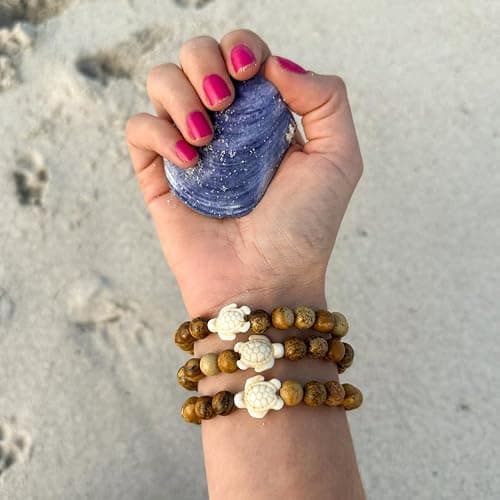 Fahlo Sea Turtle Tracking Bracelet – Track a Real Sea Turtle's Journey – Supports Wildlife Conservation – Elastic – on Interactive Mobile App Map – Unisex Ocean Conservation Gift thumbnail 3