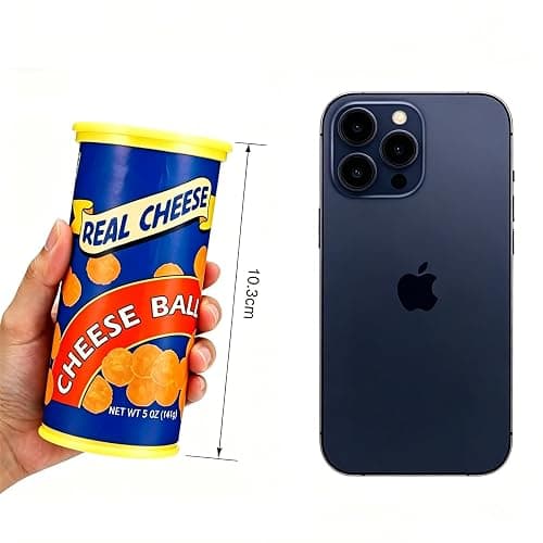 SnaFununy Prank Potato Chip Can Snake Pranks Jump Spring Toy Prankster Stuff Gifts for Adults, Gags Practical Joke Toys for Halloween Party Decoration Fun Toys,April Fools' Day pranks，Blue 1 Pcs（Cute） thumbnail 3