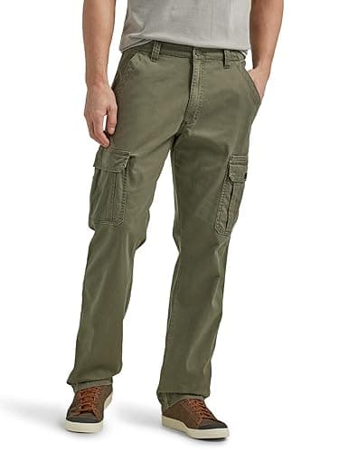 Wrangler Authentics Mens Relaxed Fit Stretch Cargo Pant - Image 1
