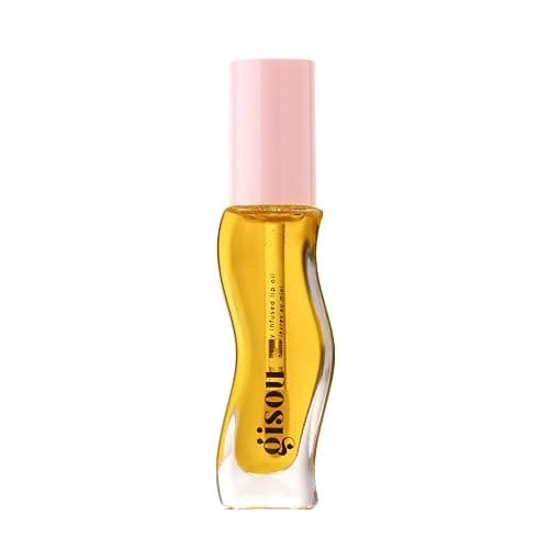 Gisou Honey Infused Hydrating Lip Oil, Nourishing Lip Moisturizer for Dry Lips, 0.27 fl oz (Fresh Honey) - Image 1