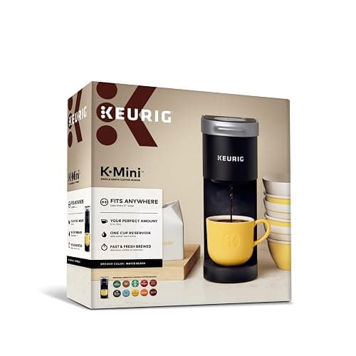 Keurig K-Mini Single Serve K-Cup Pod Coffee Maker, 6 to 12oz Brew size, with Cord Storage, Perfect for Small Spaces, Black thumbnail 12