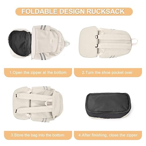 coofay Gym Backpack For Women Waterproof Sports Backpack With Shoe Compartment Lightweight Travel Backpacks Small Gym Bag Dance Volleyball Backpacks thumbnail 7