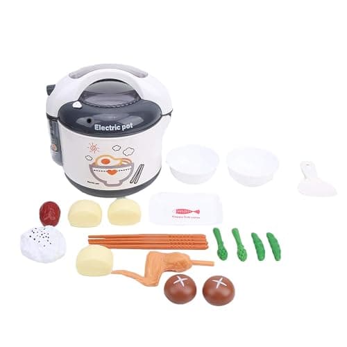 Rice Cooker Ornaments Plastic Simulation Kitchen Cooking Appliances Ornamentss SetGray (Gray) thumbnail 7