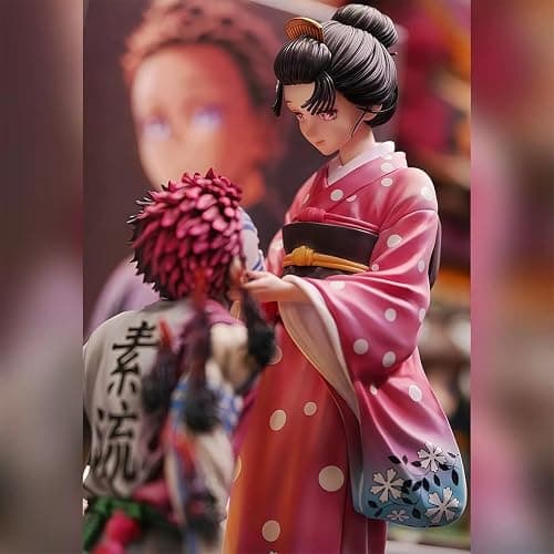 Akaza and Koyuki Figure Theatrical Release Anime 1/7 PVC Figurine Statue thumbnail 4