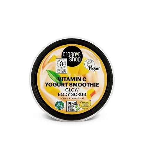 Organic Shop 250ml Body Scrub Vitamin C Yogurt Smoothie Glow thumbnail 2