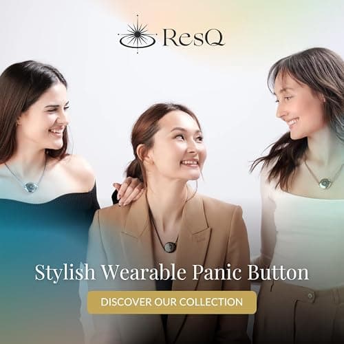 ResQ Jewelry, Shakti Smart Bluetooth Safety Necklace, Discreet Wearable Safety Device - GPS Location Tracking, Audio Recording, One Touch Activation thumbnail 9