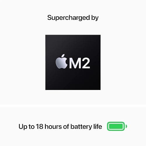 Apple 2022 MacBook Air with Apple M2 Chip (13-inch, 8GB RAM, 256GB SSD Storage) (QWERTY English) Silver (Renewed Premium) thumbnail 3