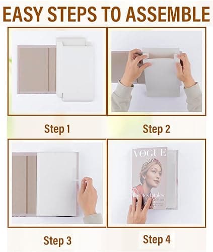 PROBENEX Luxe Large | 4 PCS Decorative Books for Home Decor | Coffee Table Book Decor | Faux Books for Decoration | Aesthetic Shelf & Bookshelf Decor for Living Room, Bedroom, or Office thumbnail 4