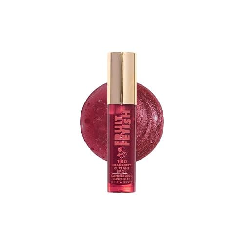 Milani Fruit Fetish Lip Oil, Tinted Lip Gloss & Hydrating Lip Oil Treatment, Moisturizing Non Sticky Clear Shine, High Shine Lip Balm for Dry Lips with Vitamin E, Cranberry Currant, 0.14 oz - Image 1