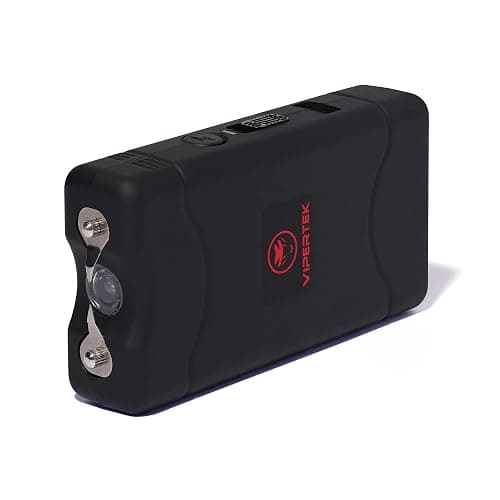 VIPERTEK VTS-880 Mini Stun Gun for Self Defense Rechargeable with LED Flashlight thumbnail 4