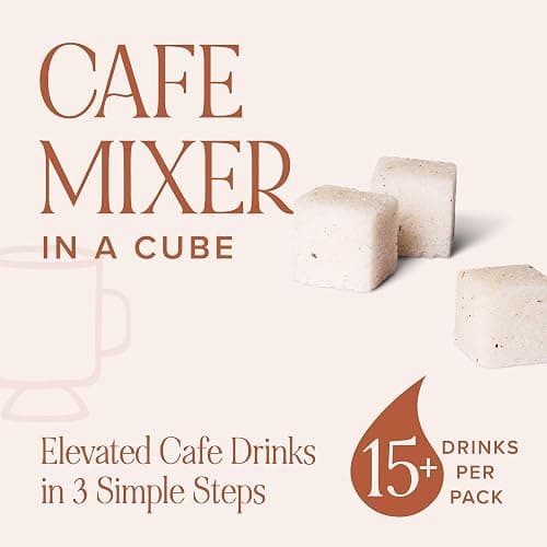 Teaspressa Luxe Mixer Cube - Madagascar Vanilla Bean Flavor Infused Sugar Cubes - Kosher - Gluten-Free - Barista quality coffee experience for home or hosting - No Mess - Makes 30 drinks - For at Home or On The Go - Great Gift Idea thumbnail 2
