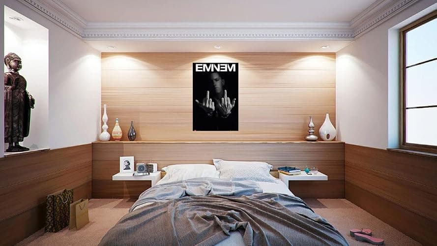 POSTER STOP ONLINE Eminem - Music/Personality Poster (Fingers/Flipping The Bird) (Size 24" x 36") thumbnail 5