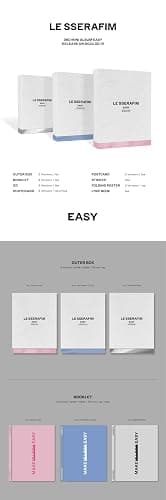 Dreamus LE SSERAFIM - EASY 3rd Mini Album+Store Gift Vol.3 SHEER MYRRH ver. ASCM0352 thumbnail 2