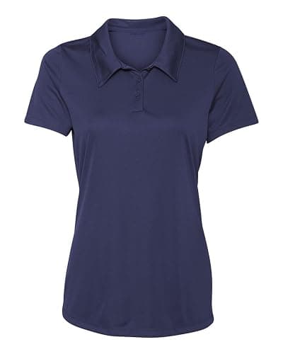 Women's Dry-Fit Golf Polo Shirts 3-Button Golf Polo's in 20 Colors XS-3XL Shirt - Image 1