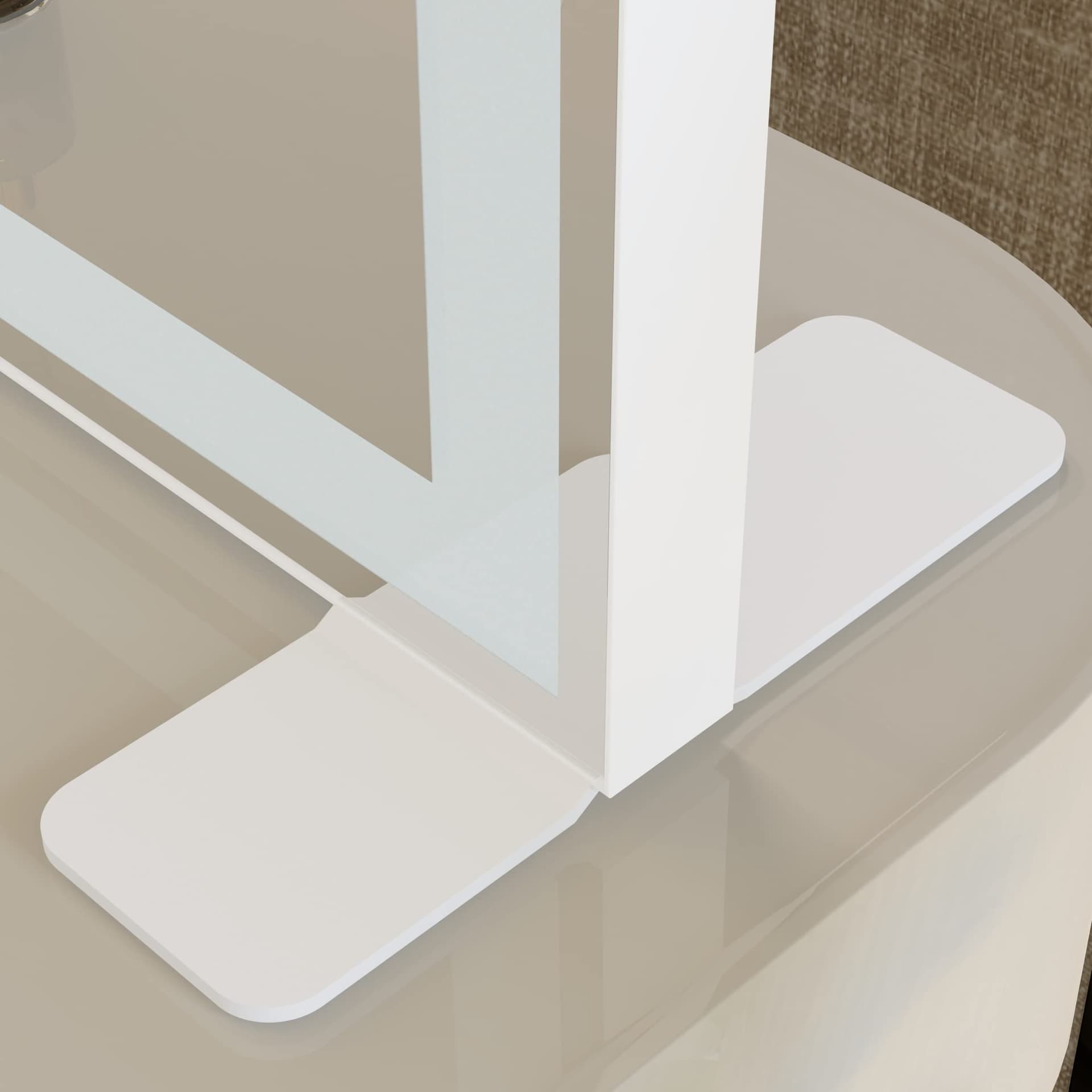 Vanity Mirror with Lights, Lighted Makeup Miror with Adjustable LED Light, Light up Mirror for Makeup Touch Control 3 Colors, 101.6 * 61.8cm, White thumbnail 9