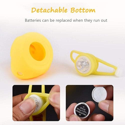 NEKRASH Duck Bike Bell, Rubber Duck Bicycle Accessories with LED Light, Cute Propeller Handlebar Bicycle Horns for Kids Toddler Children Adults Sport Outdoor thumbnail 5