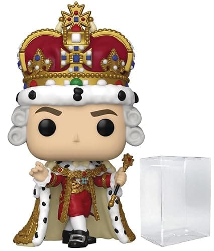 POP Broadway: Hamilton - King George Funko Vinyl Figure (Bundled with Compatible Box Protector Case), Multicolor, 3.75 inches - Image 1