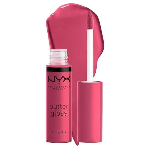 NYX PROFESSIONAL MAKEUP Butter Gloss, Non-Sticky Lip Gloss - Strawberry Cheesecake (Warm Pink) - Image 1