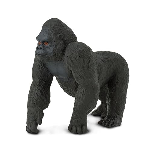 Safari Ltd. Lowland Gorilla Figurine - Lifelike 4.25" Primate Figure - Educational Toy for Boys, Girls, and Kids Ages 3+ thumbnail 4