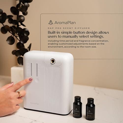 AromaPlan 5 Star Collection Cold Air Scent Diffuser, Whole House (2 Scents Included)- Waterless Smart Aroma, Scent &Time Adjust., App Control, HVAC | Home, Commercial, Hotel | Large Room, 2,000 sq.ft thumbnail 4