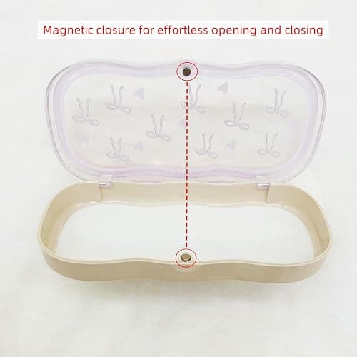 Glasses Case Hard Shell, Cute Sunglasses Case, Glass Cases for Eyeglasses Women, Clear Reading Eye Glass Cases thumbnail 6