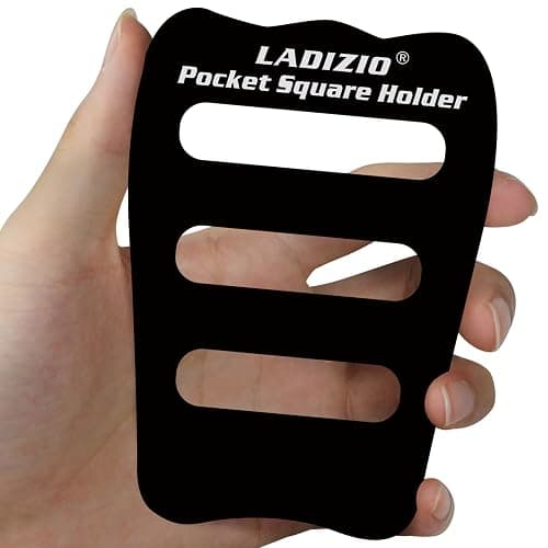 LADIZIO Pocket Square Holder, Pocket Squares for Men, Accessories for Men’s Square Scarf, Suits, 1/2/3/5/8 Pack Assorted - Image 1