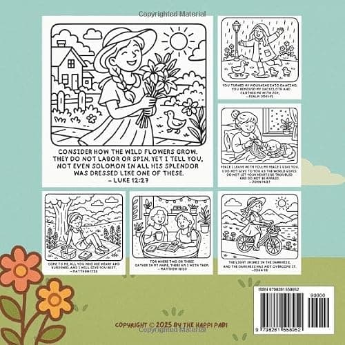 Cozy Christian: Coloring Book Devotional - Girl Moments with God thumbnail 2