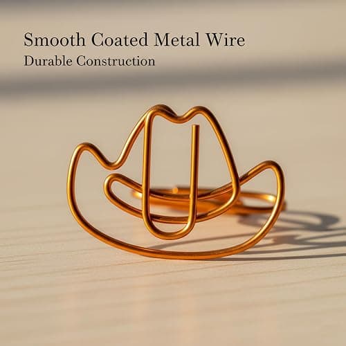 Haowuliao 60pcs Cute Western Paper Clips, Fun Paperclips, Western Office School Supplies and Desk Accessories, Western Cowboy Gifts thumbnail 4
