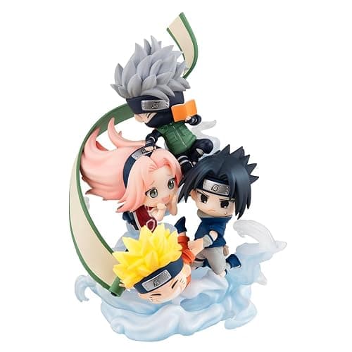 BANDAI Naruto Shippuden Figure - Gather Here Team 7! (with Gift) - MegaHouse | Collectible Set with Naruto, Sasuke, Sakura and Kakashi | Limited Edition | Official Anime Fans Product thumbnail 4