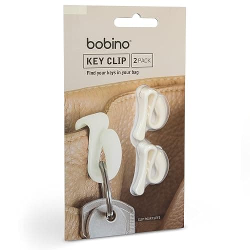 Bobino Key Clip 2-Pack - Stylish Minimalist Organizer - Image 1