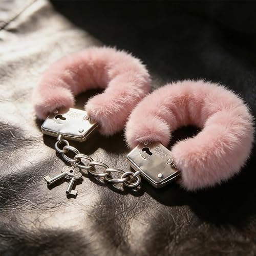 Hand Cuffs Set Couple Handcuffs Fuzzy Handcuffs Fluffy Handcuffs,adult sex toys & games,Bondage Gear & Accessories thumbnail 2