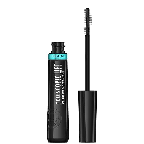 L'Oreal Paris Telescopic Lift Mascara, Lengthening and Volumizing Eye Makeup, Lash Lift with Up to 36HR Wear, Waterproof, Black, 0.33 Fl Oz - Image 1
